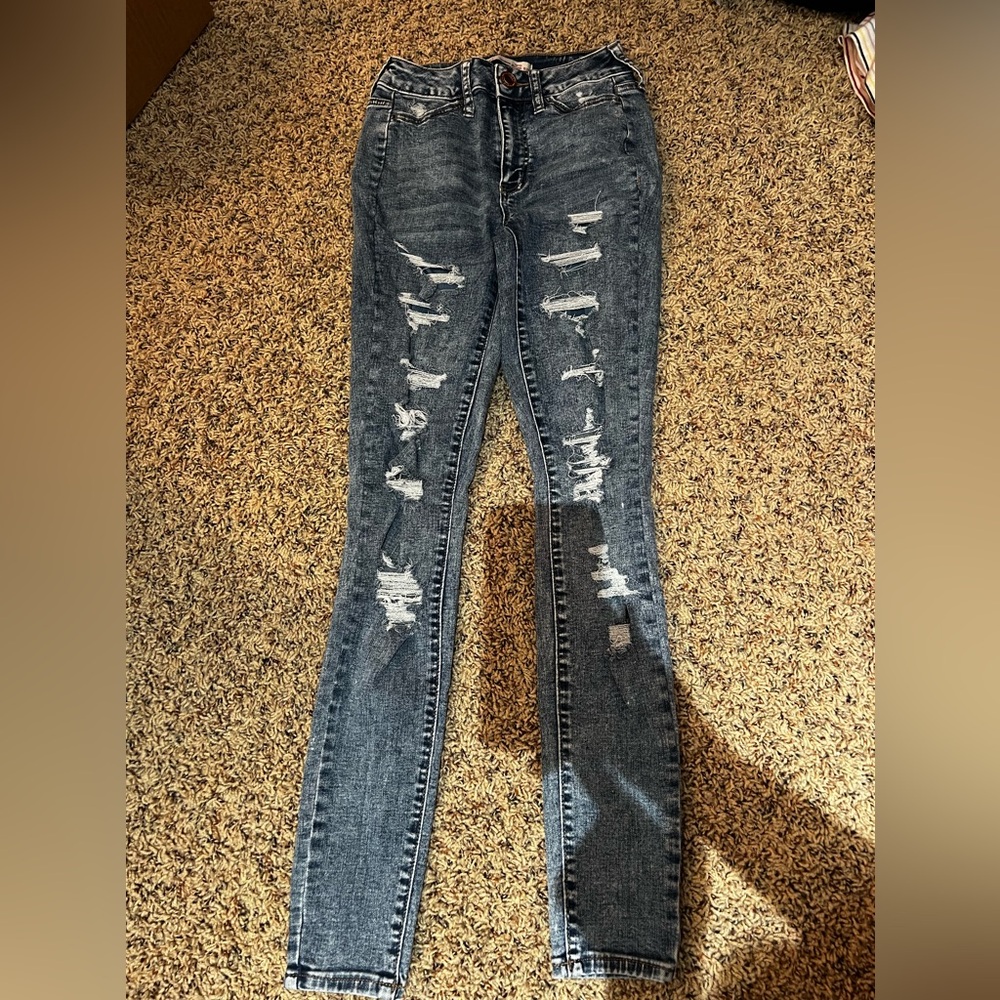 High rise Jean jegging